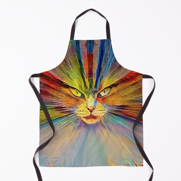 Item preview, Abstract cat digital painting designed and sold by blackhalt.
