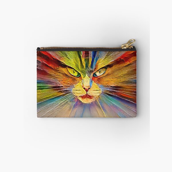 Item preview, Abstract cat digital painting designed and sold by blackhalt.