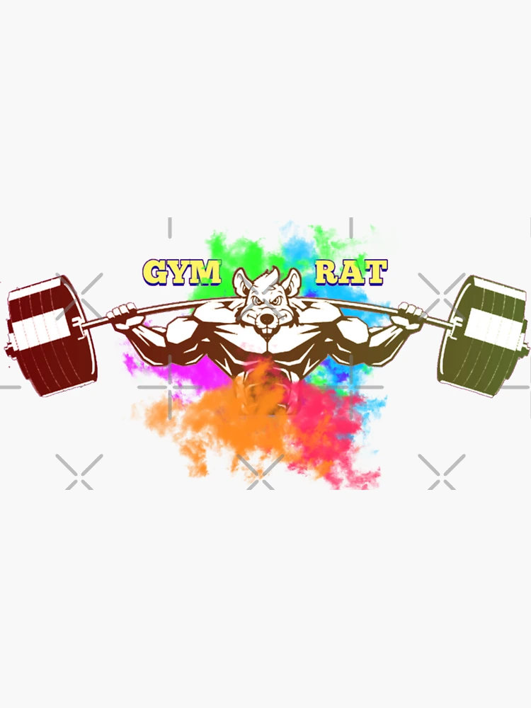 Gym Rat Varsity Sticker