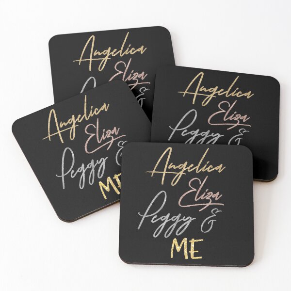 Item preview, angelica, eliza, peggy and me in gold, pink silver glitter designed and sold by violetcho.