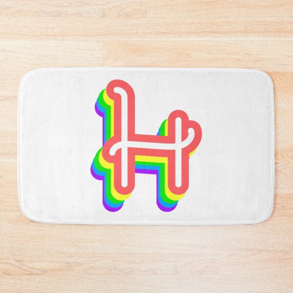 Item preview, Funky Rainbow Letter H designed and sold by everything4eva.