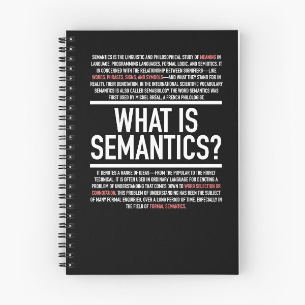 Item preview, Semantics Defined - Linguistics Teacher designed and sold by HiddenVerb.