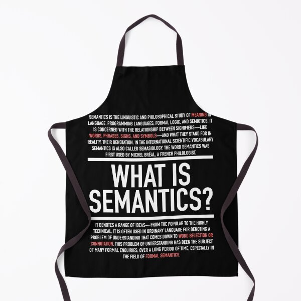 Item preview, Semantics Defined - Linguistics Teacher designed and sold by HiddenVerb.