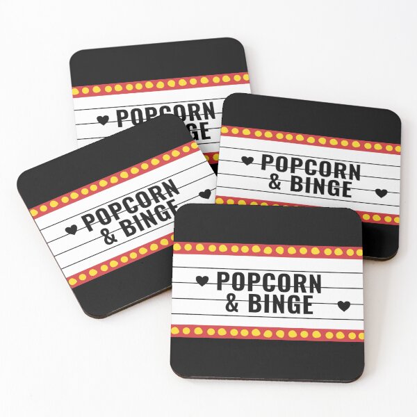 Item preview, Popcorn  & Binge - Film Hoarding designed and sold by neil1402.