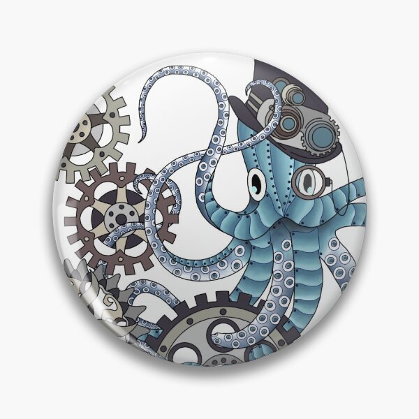 Item preview, Steampunk octopus designed and sold by paviash.