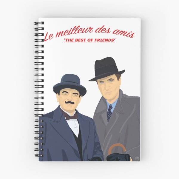 Item preview, The best of friends - Poirot & Hastings designed and sold by WayneBrant.