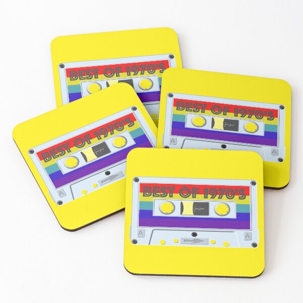 Item preview, Best of the 1970s retro music tape (cassette) designed and sold by Happy Puppy Print On Demand.