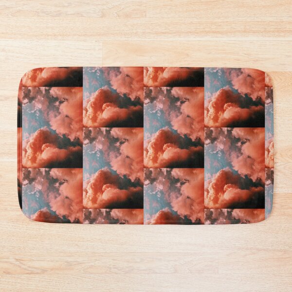 Item preview, Orangish Pink clouds and a blue sky. designed and sold by Kanchan1987.