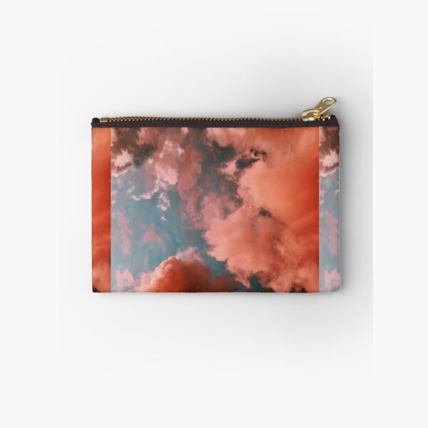 Item preview, Orangish Pink clouds and a blue sky. designed and sold by Kanchan1987.