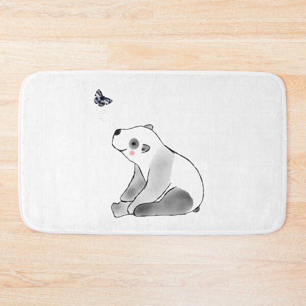 Item preview, Panda & Blue Butterfly  designed and sold by RainbowRhino.