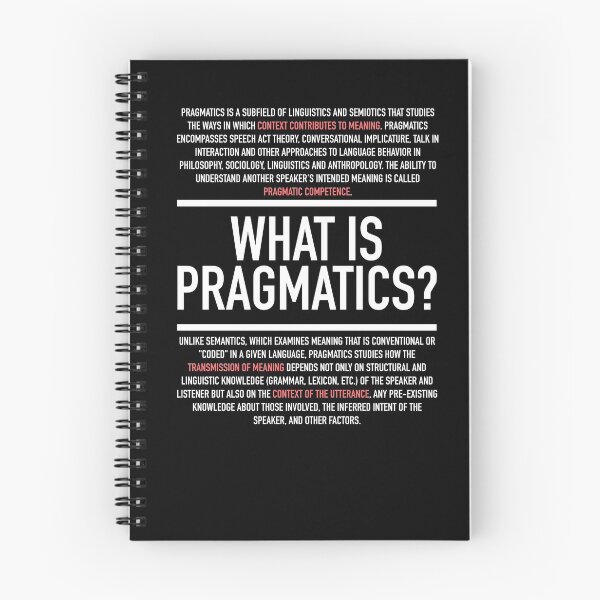 Item preview, Pragmatics Defined - Linguistics Teacher designed and sold by HiddenVerb.