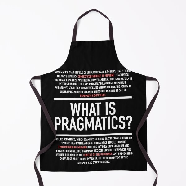 Item preview, Pragmatics Defined - Linguistics Teacher designed and sold by HiddenVerb.