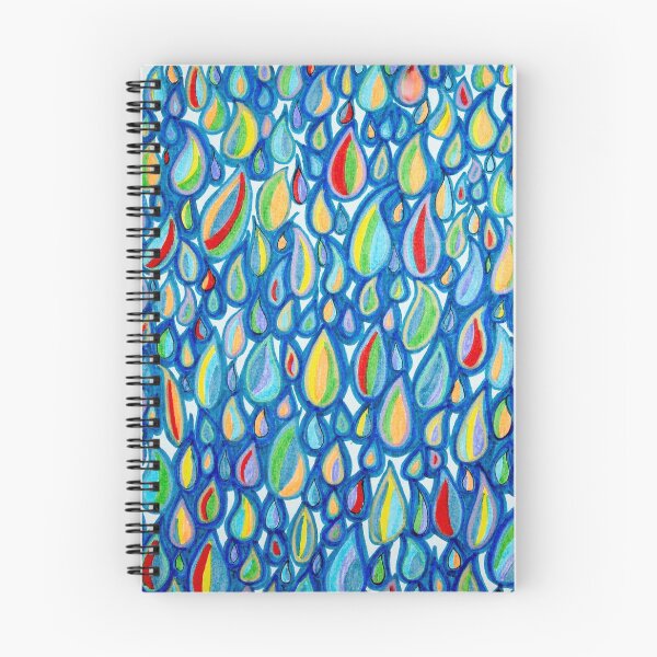 Item preview, Gotas de lluvia arcoiris designed and sold by RainbowBucknell.