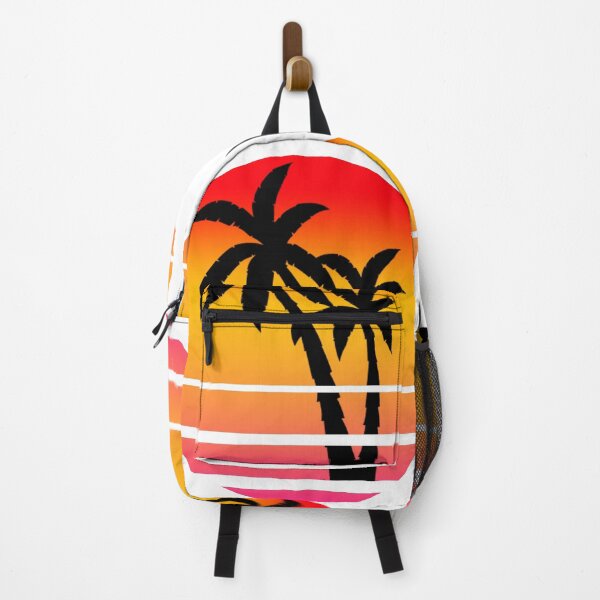 Item preview, Outrun sunset palm trees designed and sold by LauraBarnesArt.