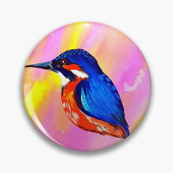 Item preview, Kingfisher sticker design designed and sold by cathyartist.