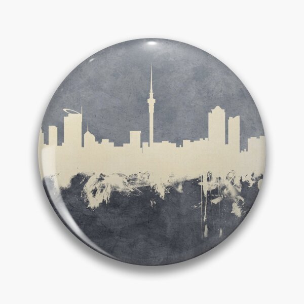 Item preview, Auckland New Zealand Skyline designed and sold by ArtPrints.