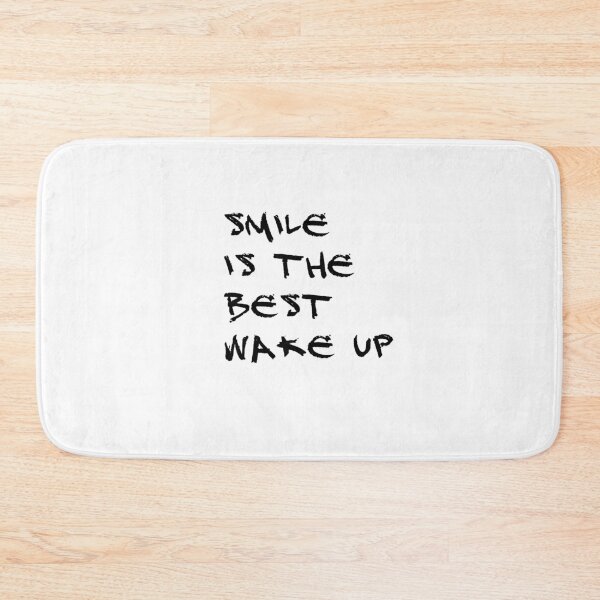 Item preview, fun funny smile: SMILE IS THE BEST WAKE UP designed and sold by saadesign43.