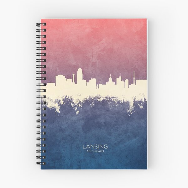 Item preview, Lansing Michigan Skyline designed and sold by ArtPrints.