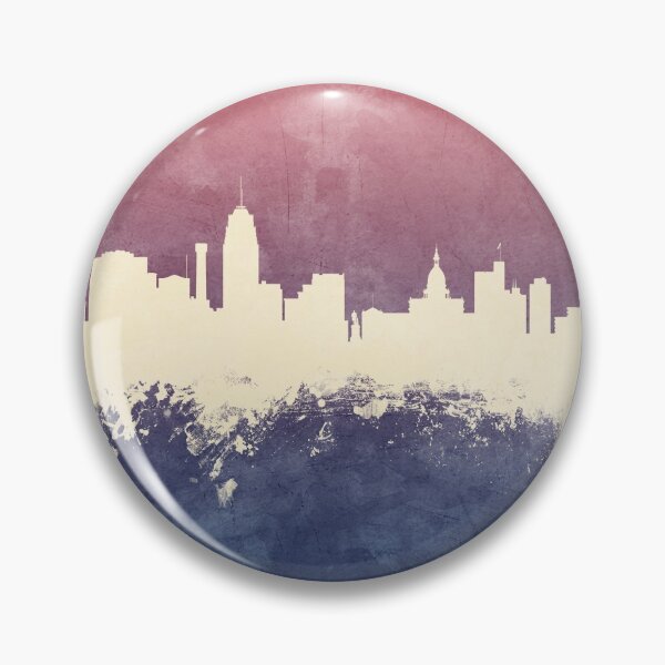Item preview, Lansing Michigan Skyline designed and sold by ArtPrints.