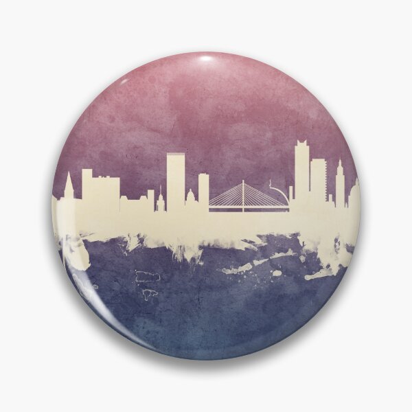 Item preview, Liege Belgium Skyline designed and sold by ArtPrints.