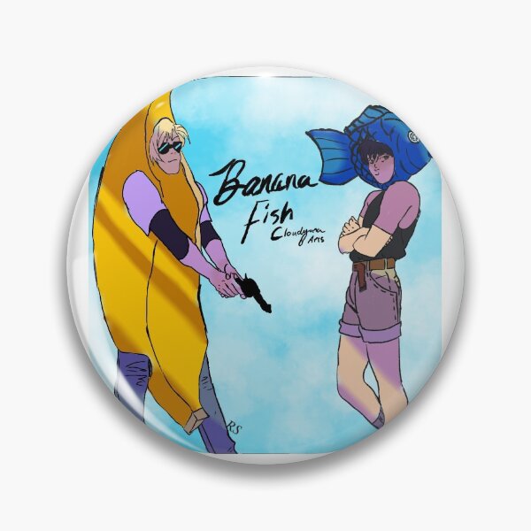 Item preview, Banana fish  designed and sold by rainadraws.