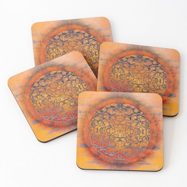 Item preview, flower of life orange black designed and sold by filippobassano.