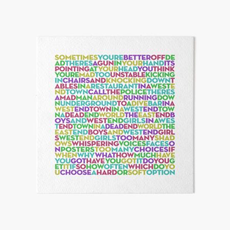 West End Girls - Tierhandlung Boys v.2 Galeriedruck