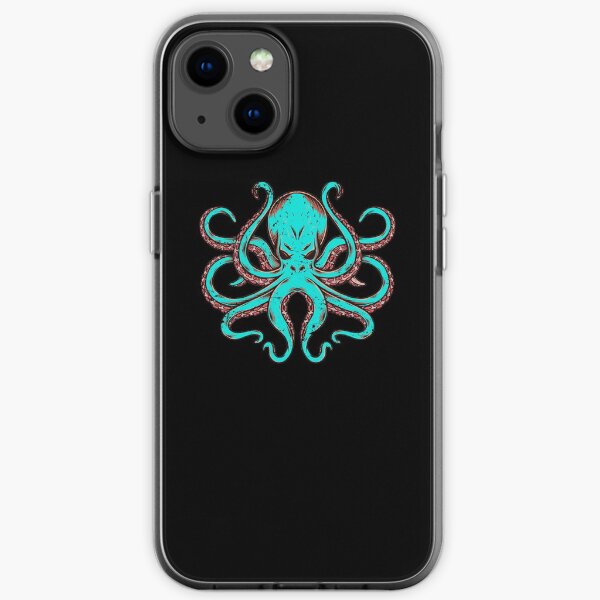Sea creatures octopus iPhone Soft Case