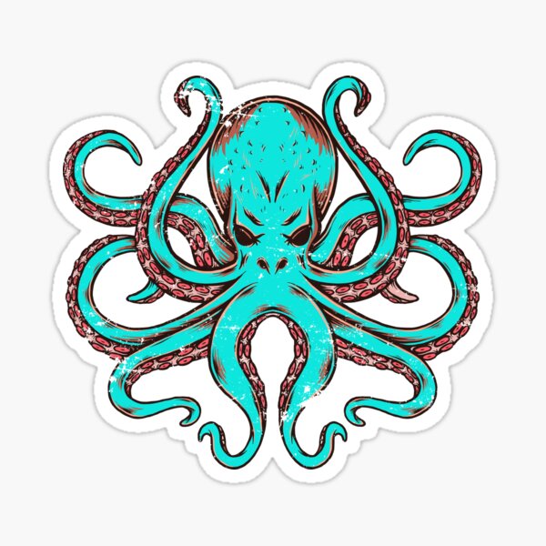Sea creatures octopus Sticker