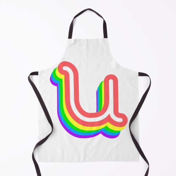 Item preview, Funky Rainbow Letter U designed and sold by everything4eva.