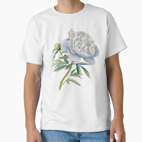 Item preview, Peony in watercolor and ink by farrahdelle designed and sold by coconut ice cream.