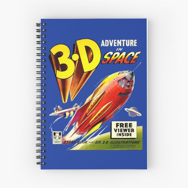Item preview, 3-D ADVENTURE IN SPACE designed and sold by ThrowbackAds.