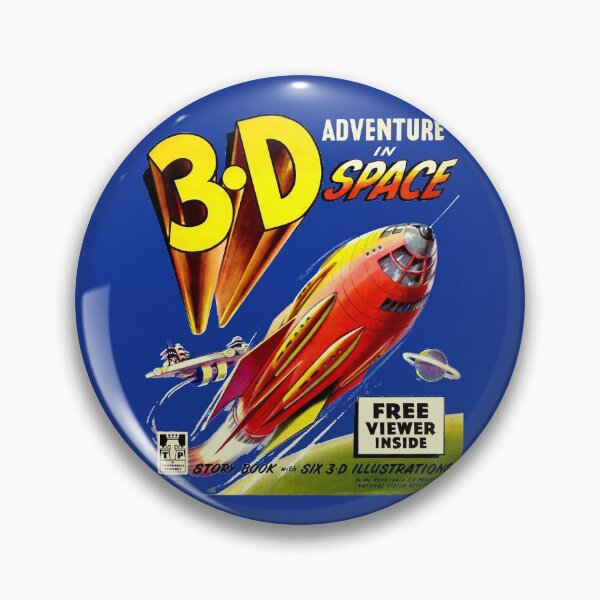 Item preview, 3-D ADVENTURE IN SPACE designed and sold by ThrowbackAds.