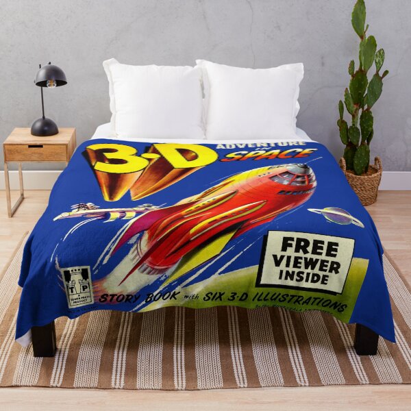Item preview, 3-D ADVENTURE IN SPACE designed and sold by ThrowbackAds.