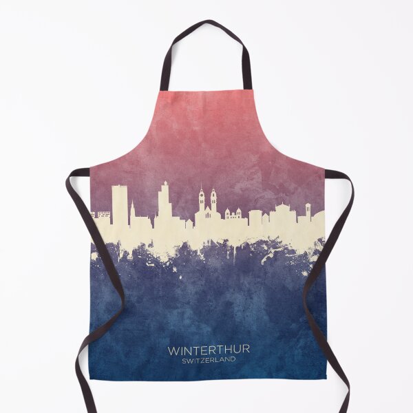 Item preview, Winterthur Switzerland Skyline designed and sold by ArtPrints.