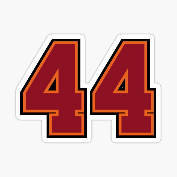 Number 44 Stickers for Sale | Redbubble