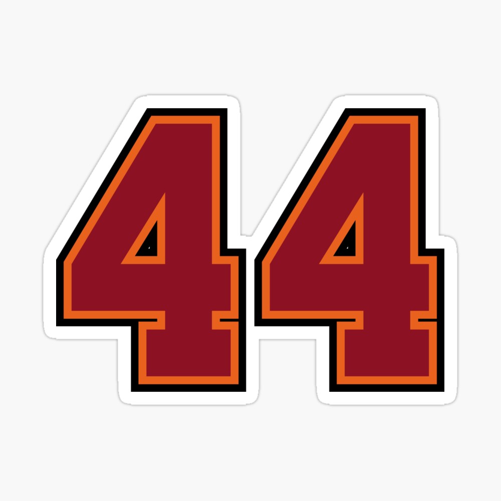 Number 44 Sports Tampa Fourty-Four Jersey Poster for Sale by HelloFromAja