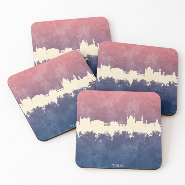 Item preview, Thun Switzerland Skyline designed and sold by ArtPrints.