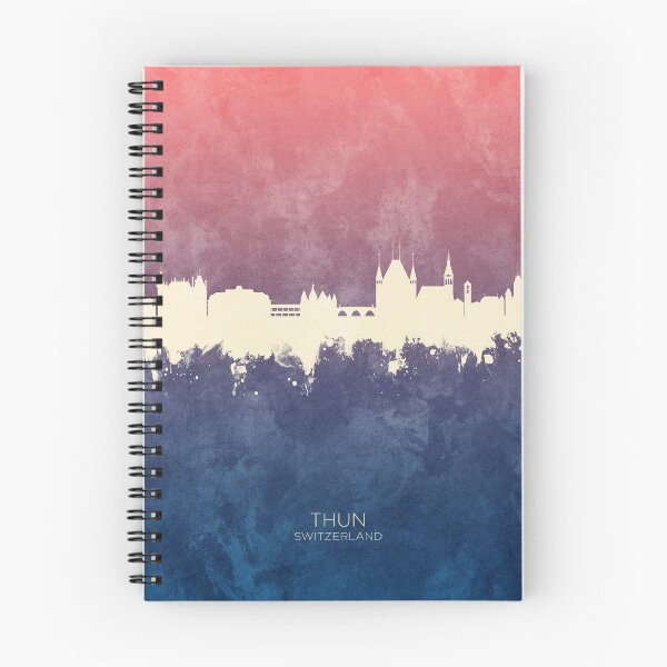 Item preview, Thun Switzerland Skyline designed and sold by ArtPrints.