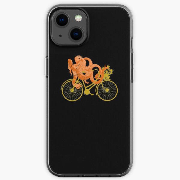 Bicycle octopus iPhone Soft Case