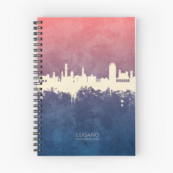 Item preview, Lugano Switzerland Skyline designed and sold by ArtPrints.