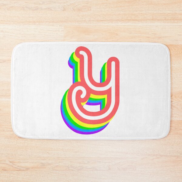 Item preview, Funky Rainbow Letter Y designed and sold by everything4eva.