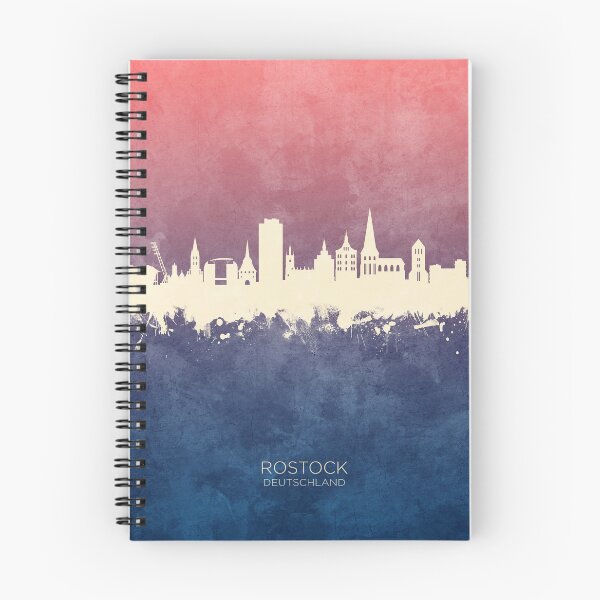 Item preview, Rostock Germany Skyline designed and sold by ArtPrints.