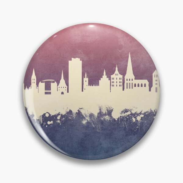 Item preview, Rostock Germany Skyline designed and sold by ArtPrints.