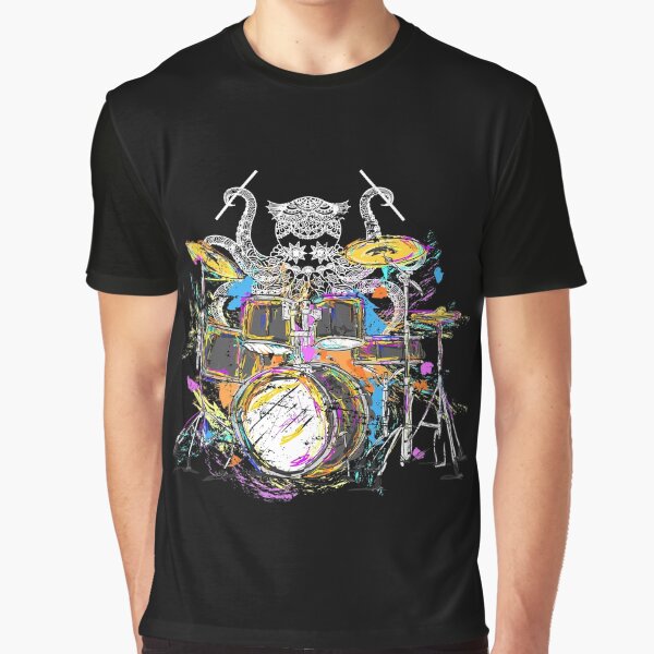 Drummer drums octopus Graphic T-Shirt