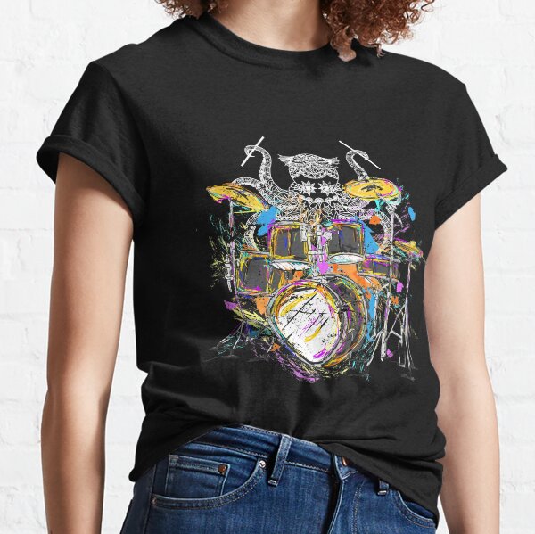Drummer drums octopus Classic T-Shirt
