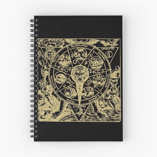 Item preview, Alchemy Mandala Occult Emblem Hermetic Astrology Gold designed and sold by h44k0n.