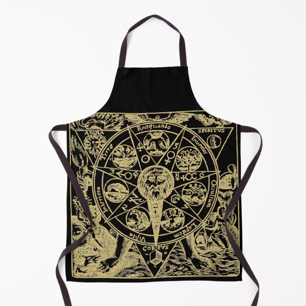 Item preview, Alchemy Mandala Occult Emblem Hermetic Astrology Gold designed and sold by h44k0n.