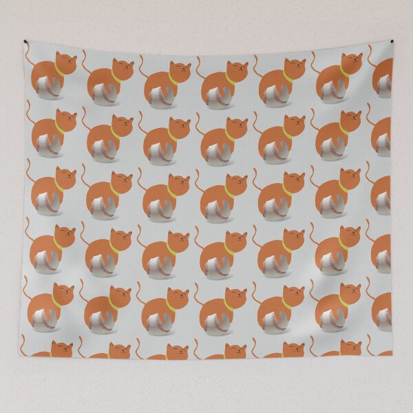 Item preview, Cat Baseball , Cat Lover , Baseball designed and sold by Mekoooo.