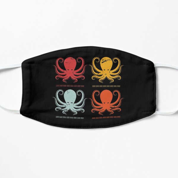 Pop Art Octopus Flat Mask